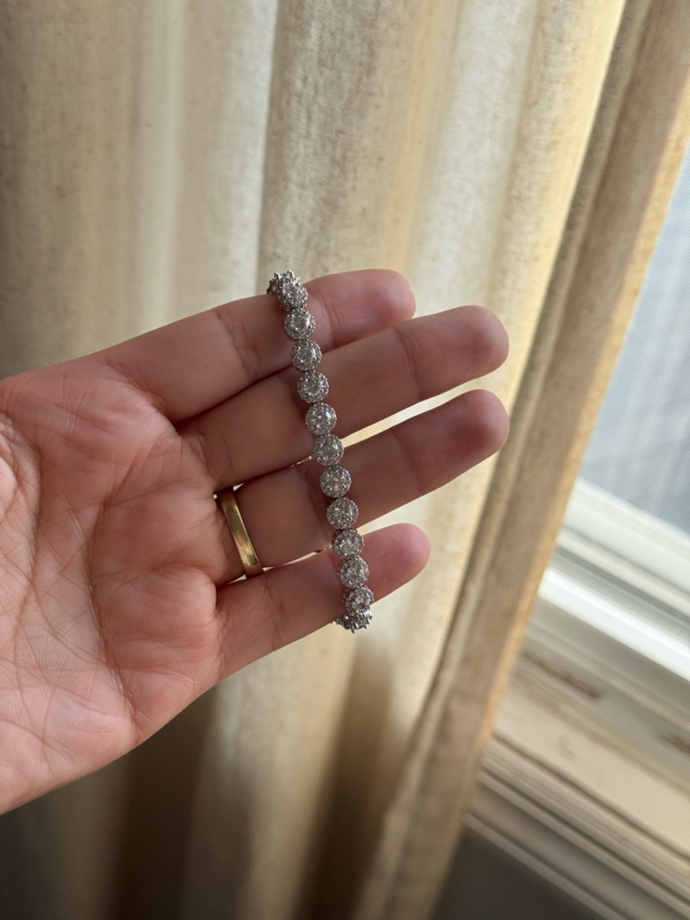 NEW! Rhodium Plated Premium CZ Stones | Bracelet